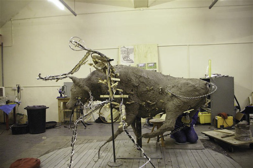 Monument taking shape