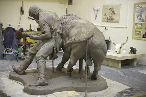 Final stage before the silicon rubber mould