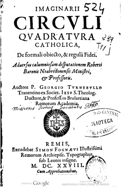Geroge Turnbull Jesuit 1591