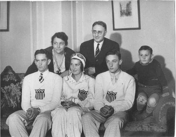 From left to right:  Rupert Jr., Loretta, Mary Irene, Rupert Sr., Raymond, and Byron. 